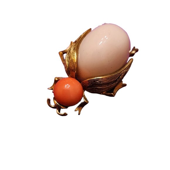 Vintage Panetta Signed Glass Bug Brooch (A2093) - Picture 3 of 6